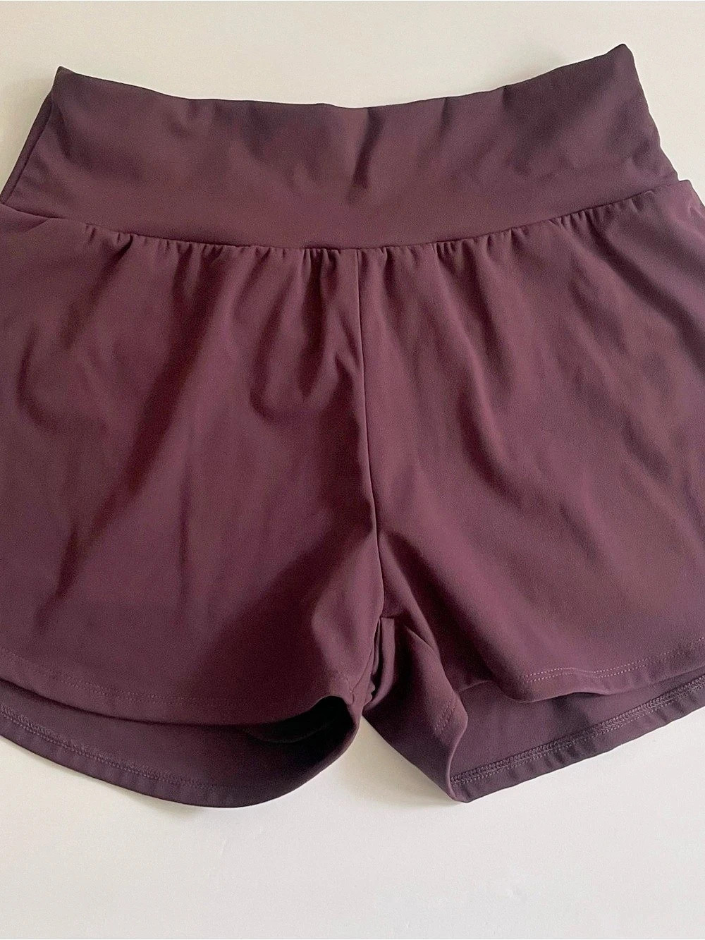Love Fitness Pineapple Runners Athletic Running Shorts in Purple Small Like New